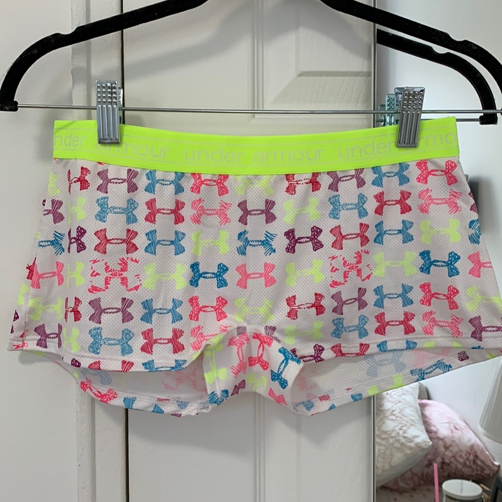 Under Armour neon performance short short